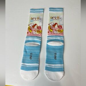 NWOT Unisex Super Cute BNP Cat Banana Split Socks